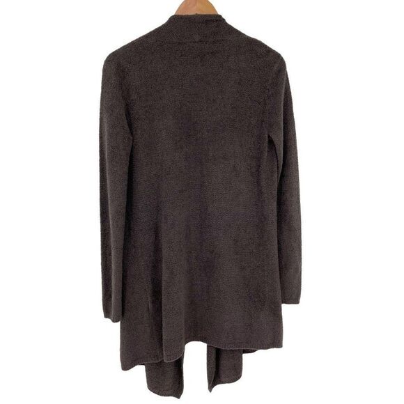 Barefoot Dreams Cozy Chic Lite Island Wrap Cardigan Sweater Carbon Gray S/M - Picture 8 of 12